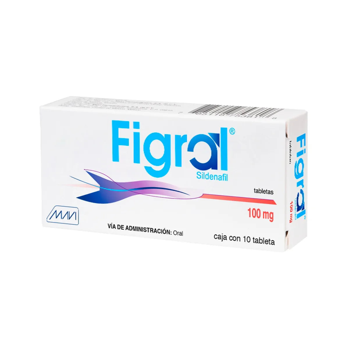 Figral®, Sildenafil 100 mg 10 Tabletas | Mavi®