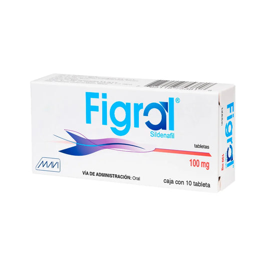 Figral®, Sildenafil 100 mg 10 Tabletas | Mavi®