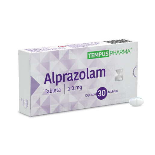 Alprazolam 2.0 mg 30 Tabletas | Tempus Pharma®