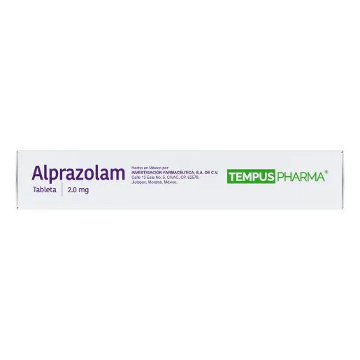 Alprazolam 2.0 mg 30 Tabletas | Tempus Pharma®