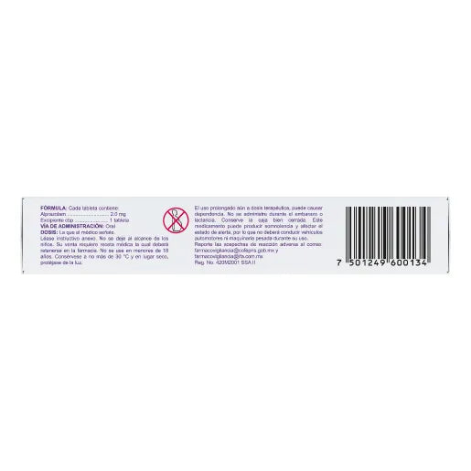Alprazolam 2.0 mg 30 Tabletas | Tempus Pharma®