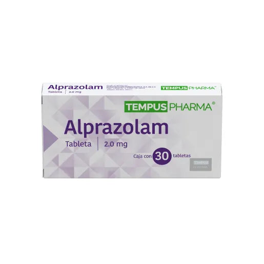 Alprazolam 2.0 mg 30 Tabletas | Tempus Pharma®