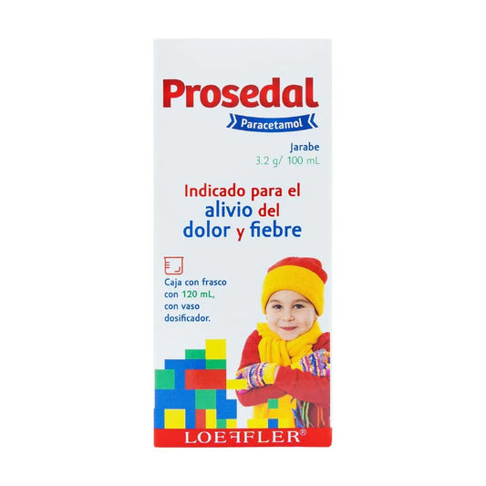 Prosedal, Paracetamol 3.2 g/100 mL Jarabe 120 mL | Loeffler®