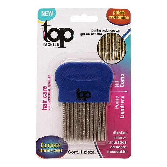 Peine Liendrera Acero Inoxidable 1 Pieza | Top Fashion