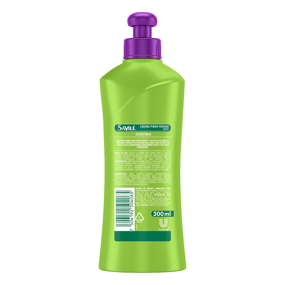 Crema para Peinar Liso Keratina 300 ml | Savilé®