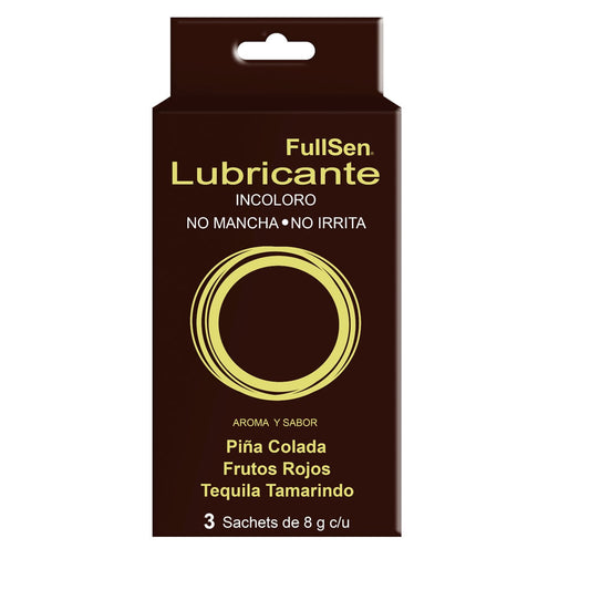 Lubricante Íntimo Armoa y Sabor FullSen Mix Sachets 3 Sobres