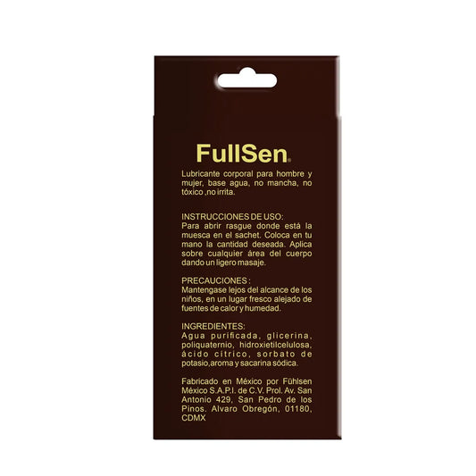 Lubricante Íntimo Armoa y Sabor FullSen Mix Sachets 3 Sobres