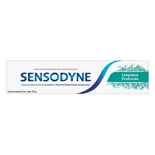 Crema Dental para Dientes Sensibles Sensodyne Limpieza Profunda 90 g