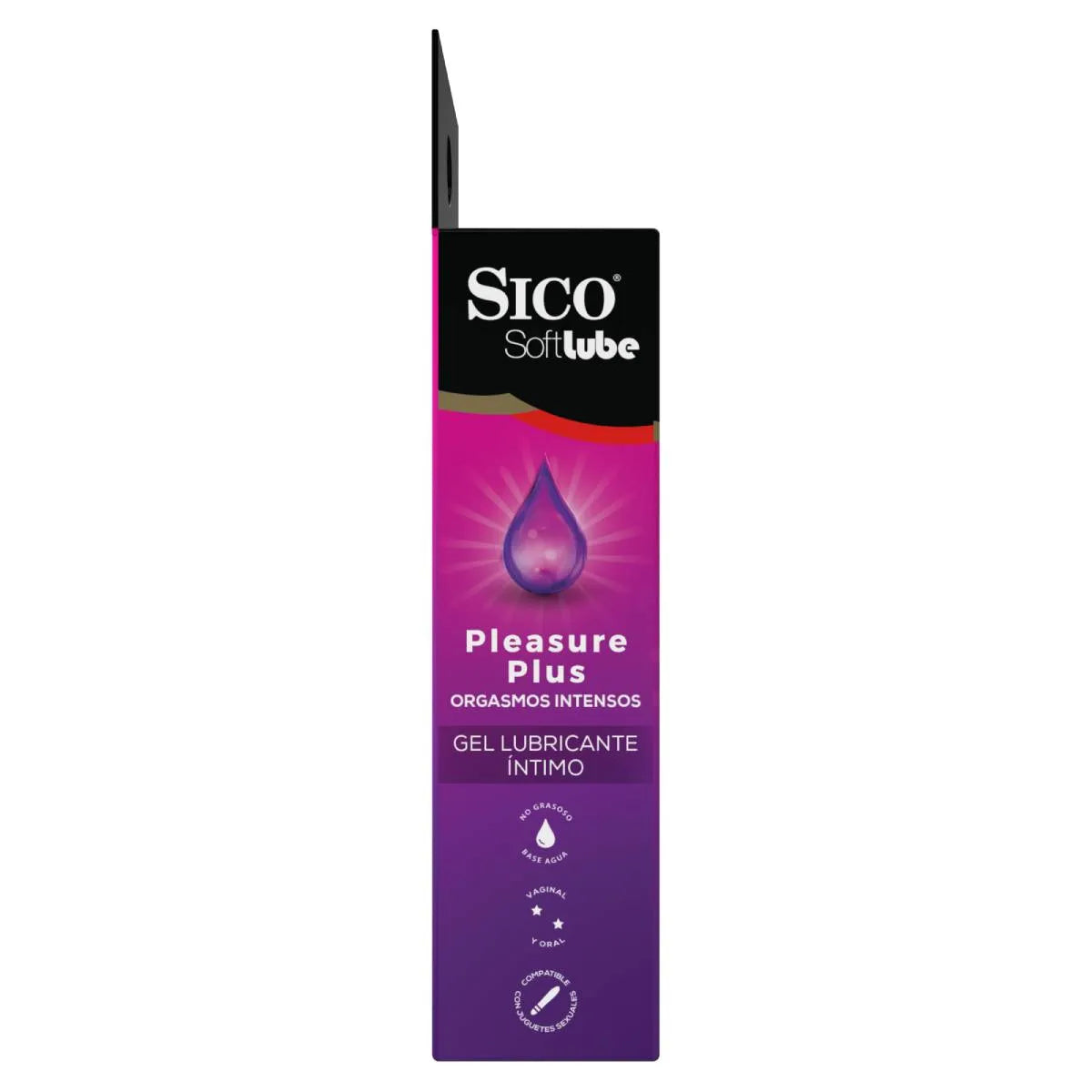 Gel Lubricante Íntimo Sico SoftLube Pleasure Plus 56.7 g