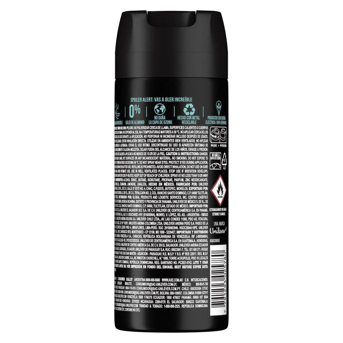 Desodorante Bodyspray Axe Apollo Citrus & Madera 150 ml