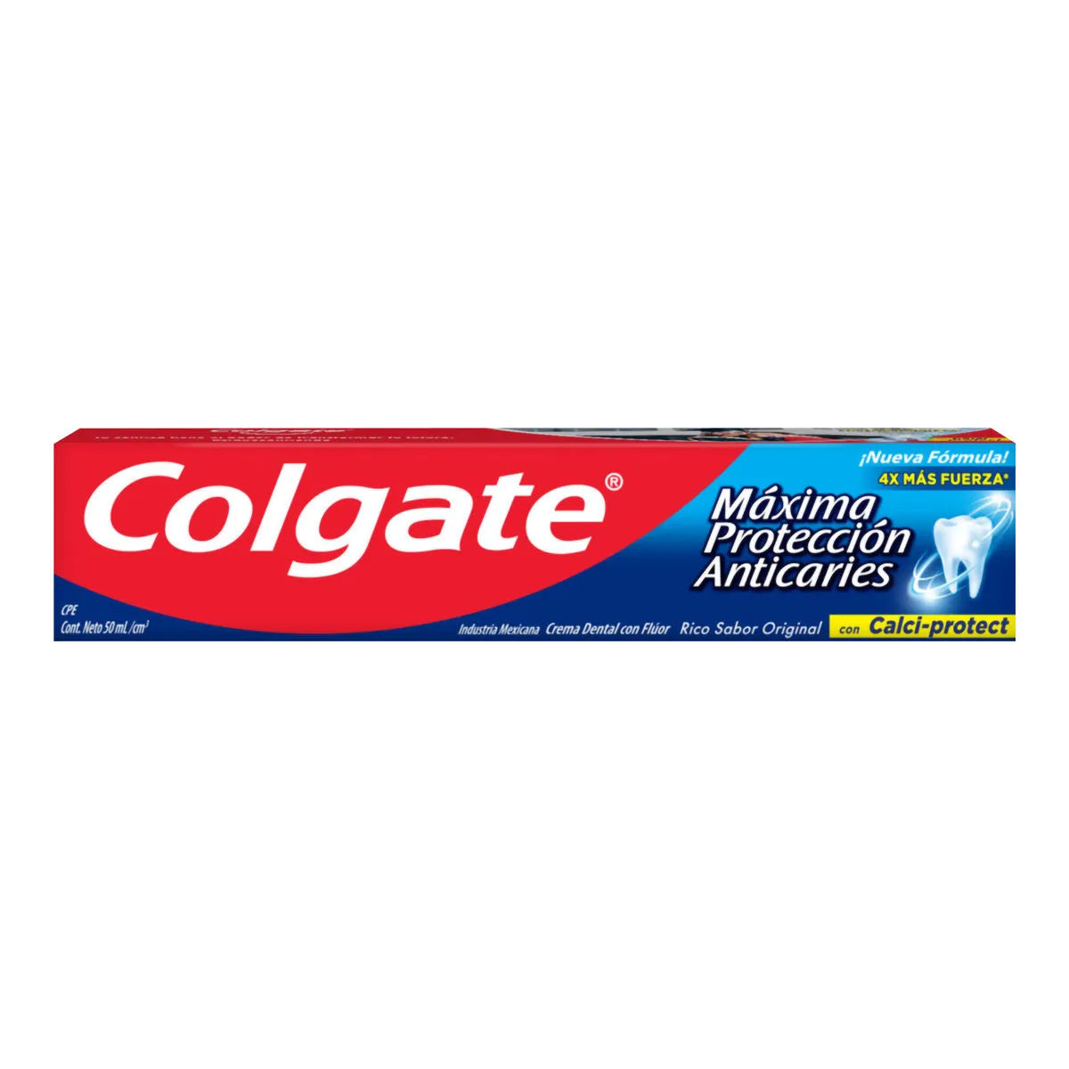 Crema Dental Anticaries Colgate con Calci-protect Sabor Original 50 ml