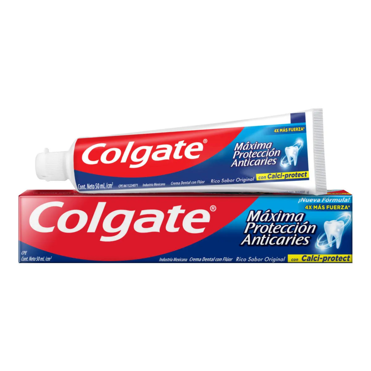 Crema Dental Anticaries Colgate con Calci-protect Sabor Original 50 ml