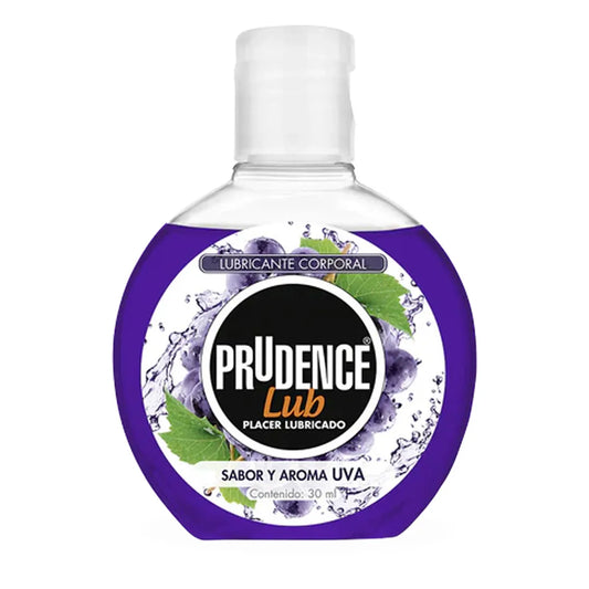 Lubricante Corporal Prudence Lub Sabor y Aroma Uva 30 mL