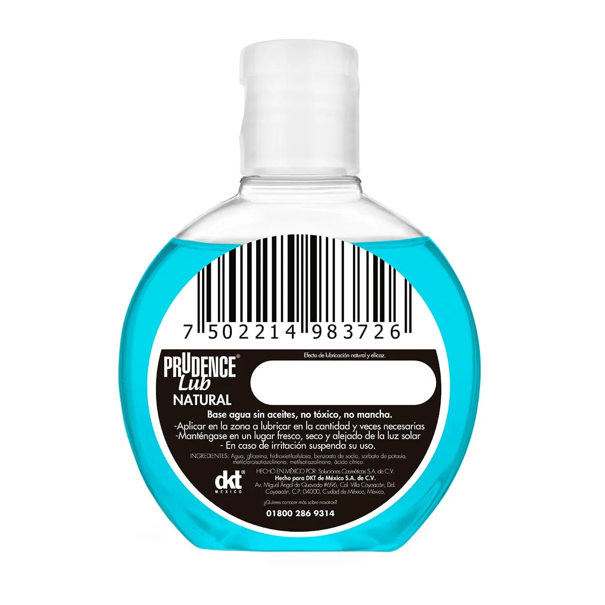 Lubricante Corporal Prudence Lub Sabor y Aroma Natural 75 mL
