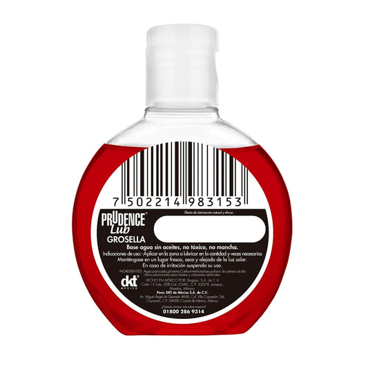 Lubricante Corporal Prudence Lub Sabor y Aroma Grosella 75 mL