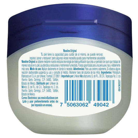 Vaseline Petrolato Puro Original 85 g