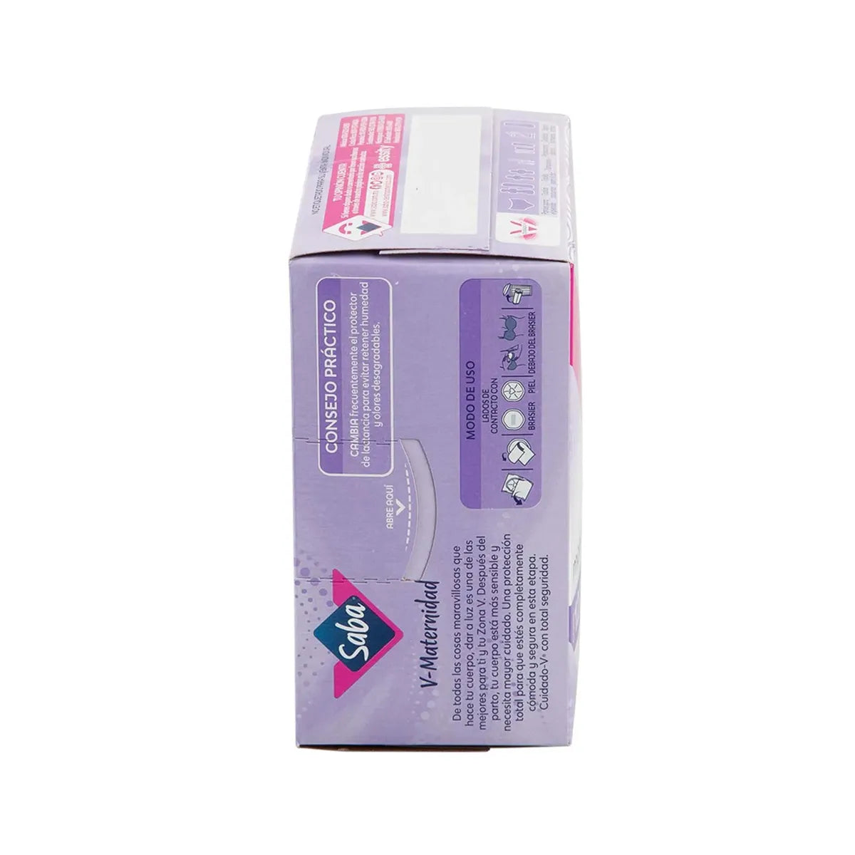 Protectores de Lactancia Saba Maternidad Absorbentes y Respirables, 12 unidades