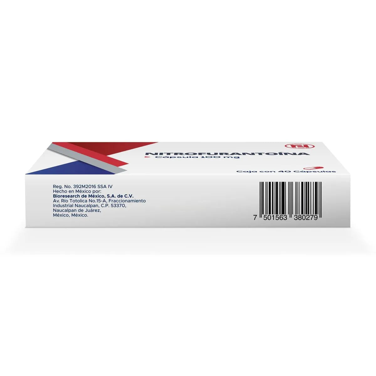 Nitrofurantoína 100 mg 40 Cápsulas | Bioresearch®