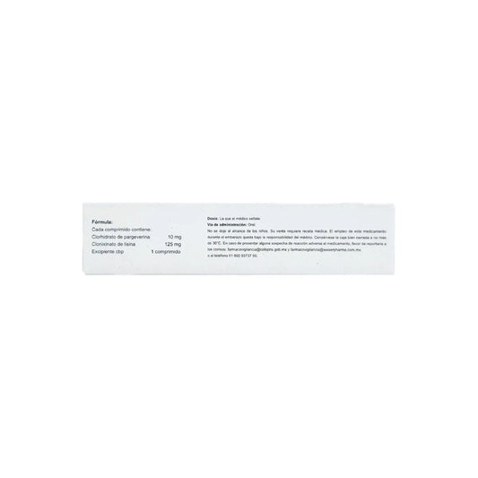 Pargeverina, Clonixinato de Lisina 10 mg / 125 mg 20 Comprimidos | Avivia®