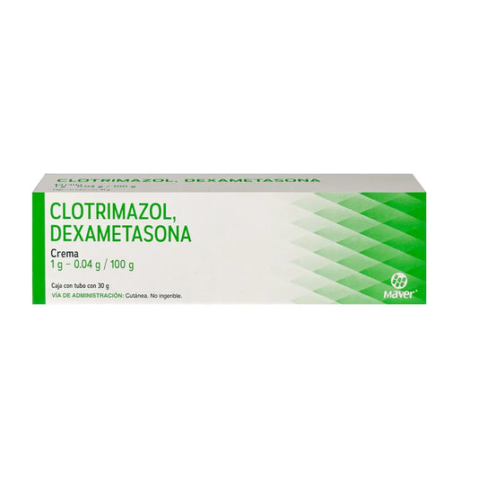 Clotrimazol, Dexametasona 1 g / 0.04 g por 100 g Crema 30 g | Maver®