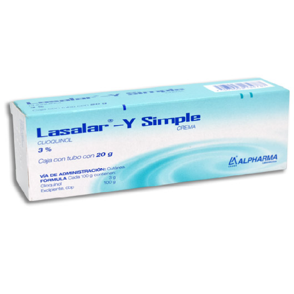 Lasalar-Y Simple®, Clioquinol 3% Crema 20 g | Alpharma®