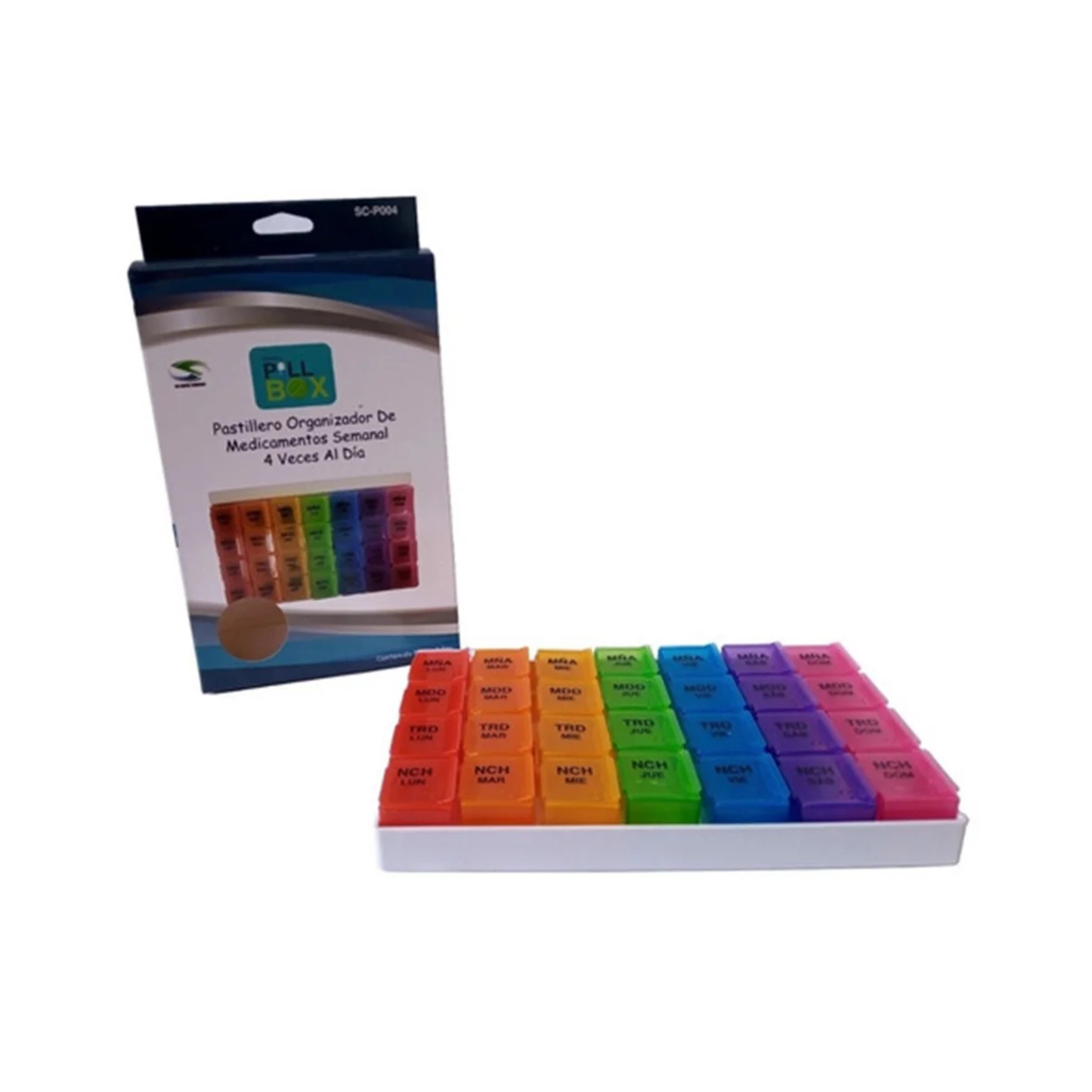 Pastillero Organizador Semanal 4 por Día | Super Confort®