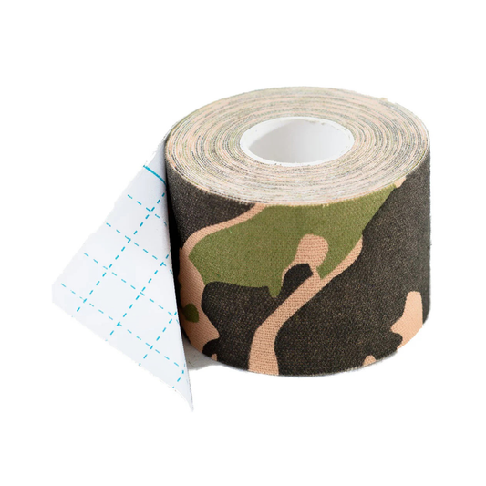 Cinta Kinesio Color Camuflaje Verde | Super Confort®