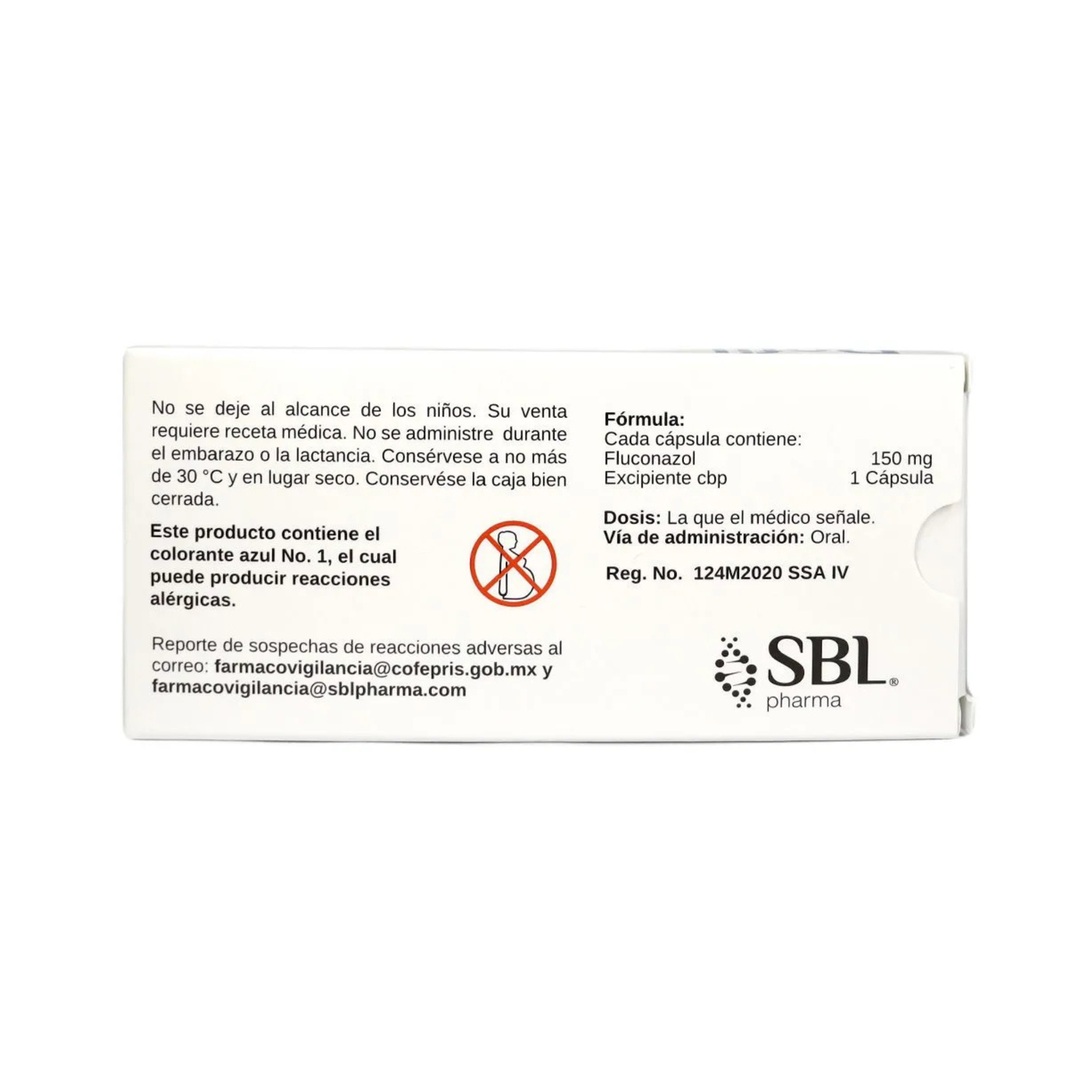 Dofil, Fluconazol 150 mg con 4 Cápsulas | SBL pharma®