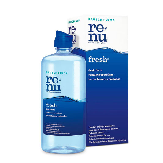 ReNu® Fresh Solución Multipropósito para Lentes de Contacto Blandos 60 mL