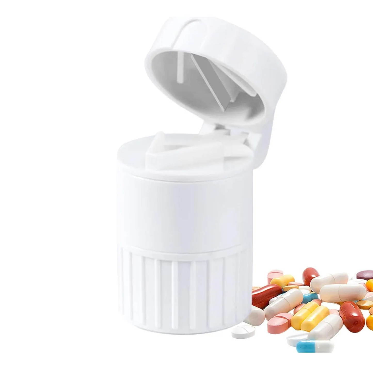 Pastillero con Triturador y Cortador de Pastillas | Super Confort®