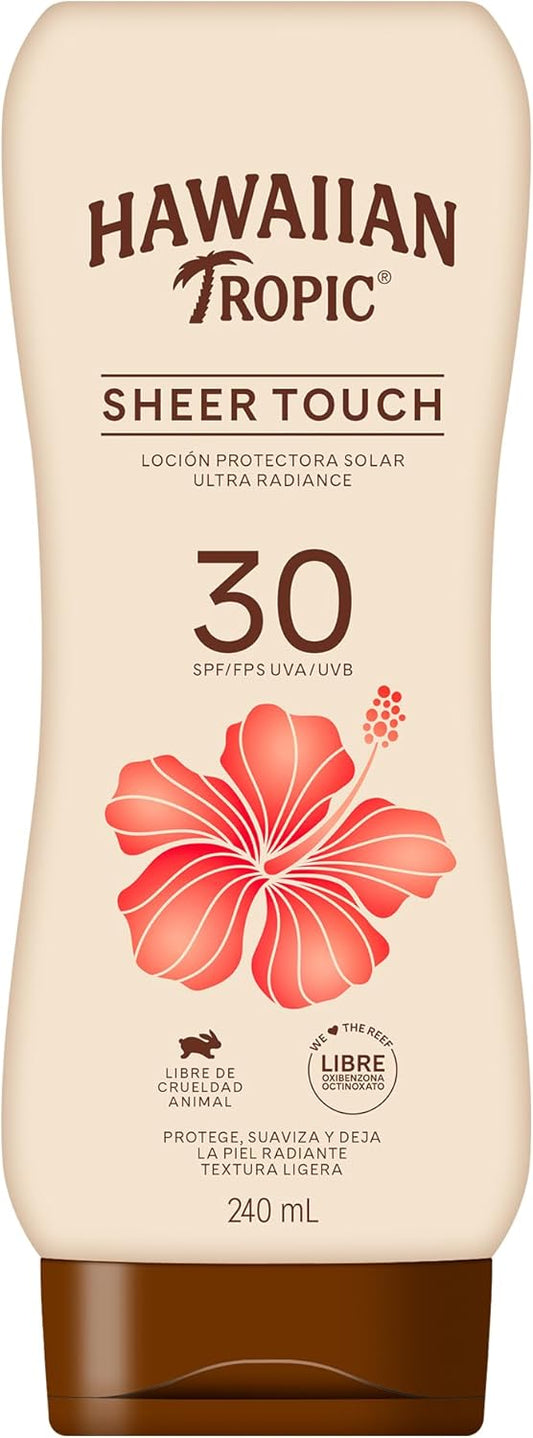 Protector Solar Hawaiian Tropic Sheer Touch FPS 30 Loción 240 mL