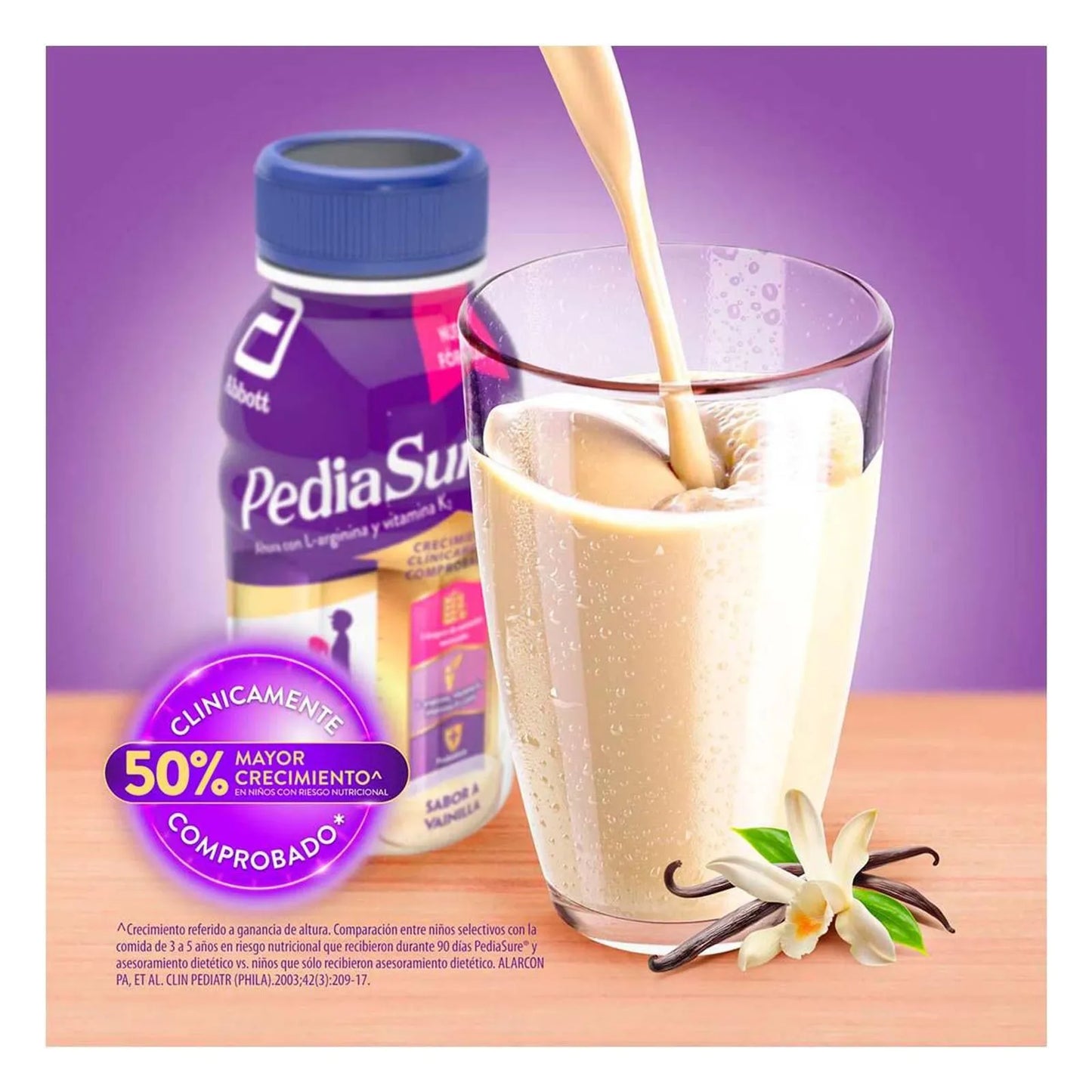 PediaSure® Plus Vainilla 237 mL Suplemento Alimenticio Líquido | Abbott®