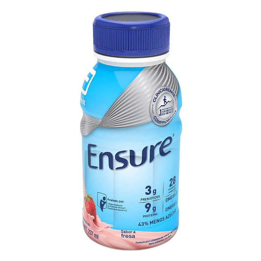 Ensure® Fresa 237 mL Suplemento Alimenticio Líquido | Abbott®