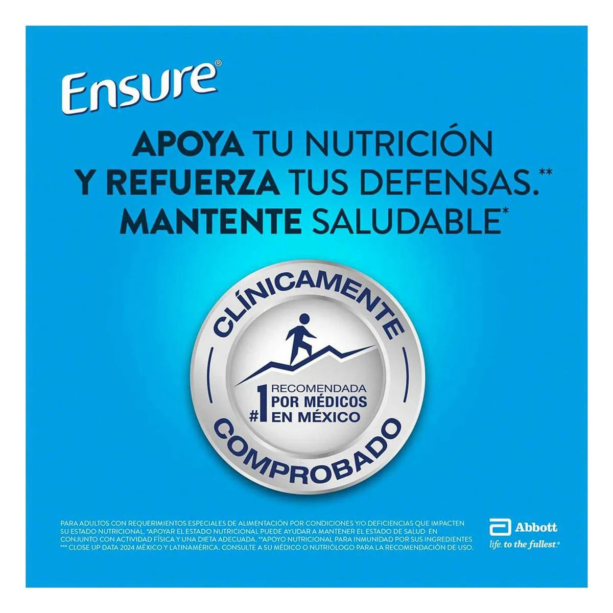 Ensure® Fresa 237 mL Suplemento Alimenticio Líquido | Abbott®