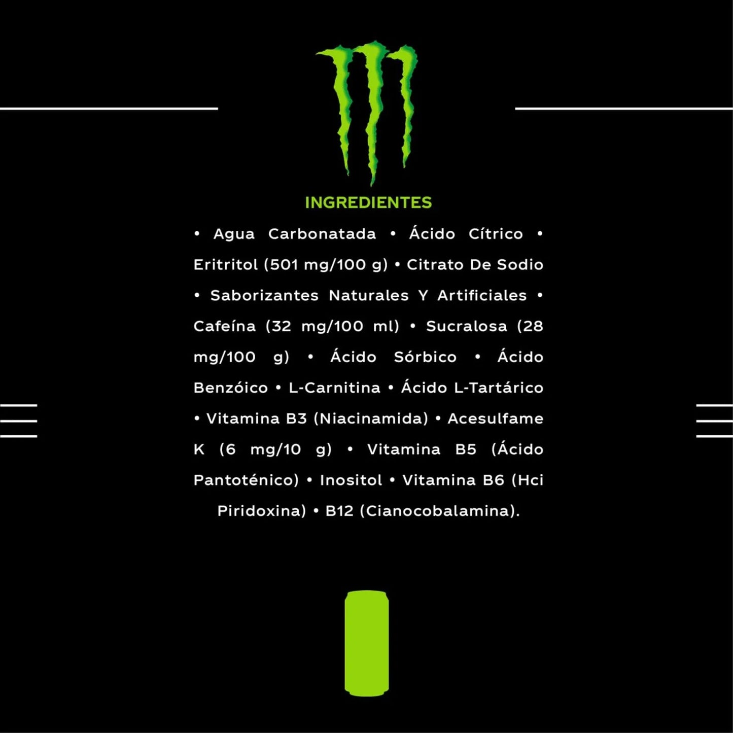 Monster Energy Zero Ultra Sin Azúcar 473 mL