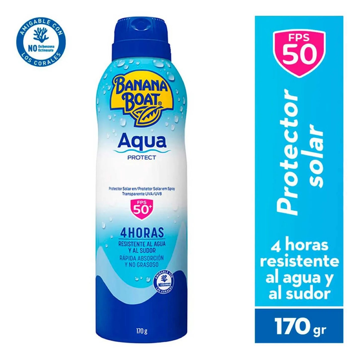 Banana Boat Aqua Protect FPS 50+ Protector Solar en Spray 170 g