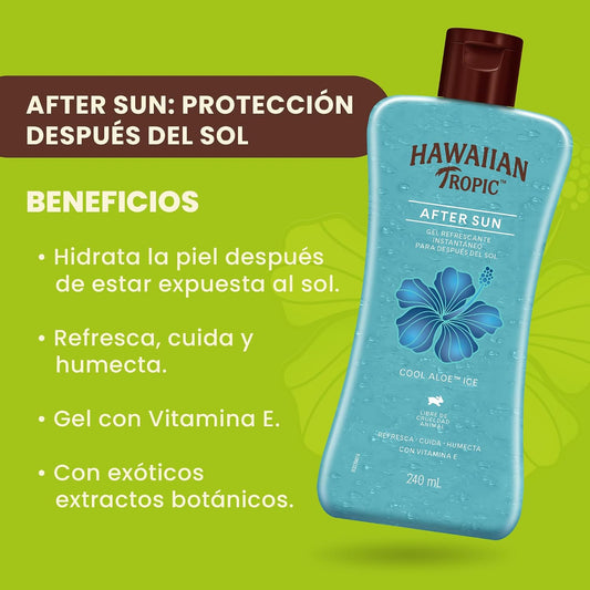 Hawaiian Tropic After Sun Cool Aloe Ice Gel Refrescante 240 mL