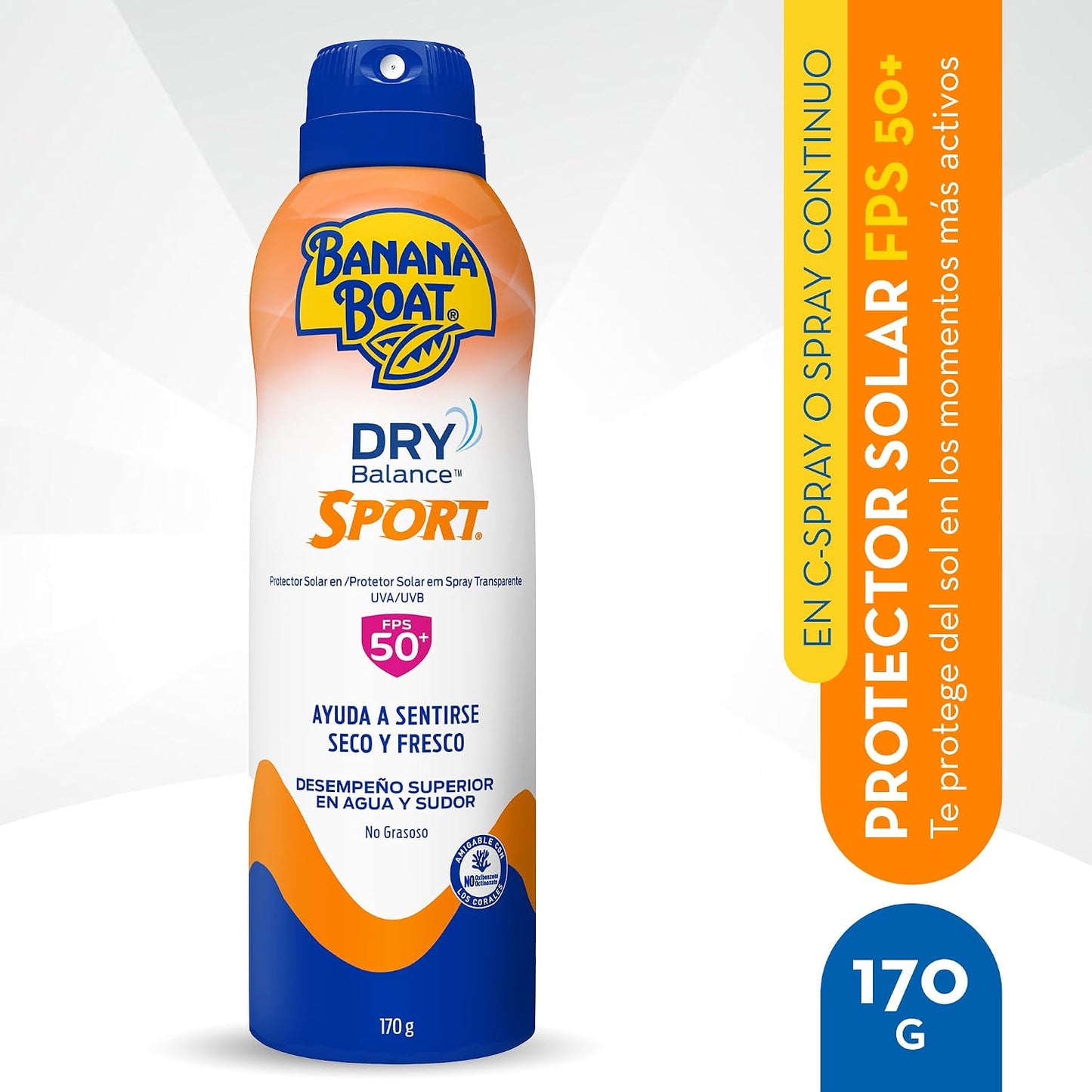 Banana Boat Dry Balance Sport FPS 50+ Protector Solar en Spray 170 g