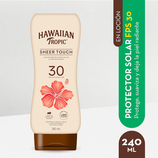 Protector Solar Hawaiian Tropic Sheer Touch FPS 30 Loción 240 mL