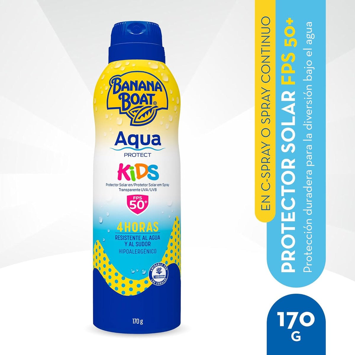 Banana Boat Aqua Protect Kids FPS 50+ Protector Solar en Spray 170 g