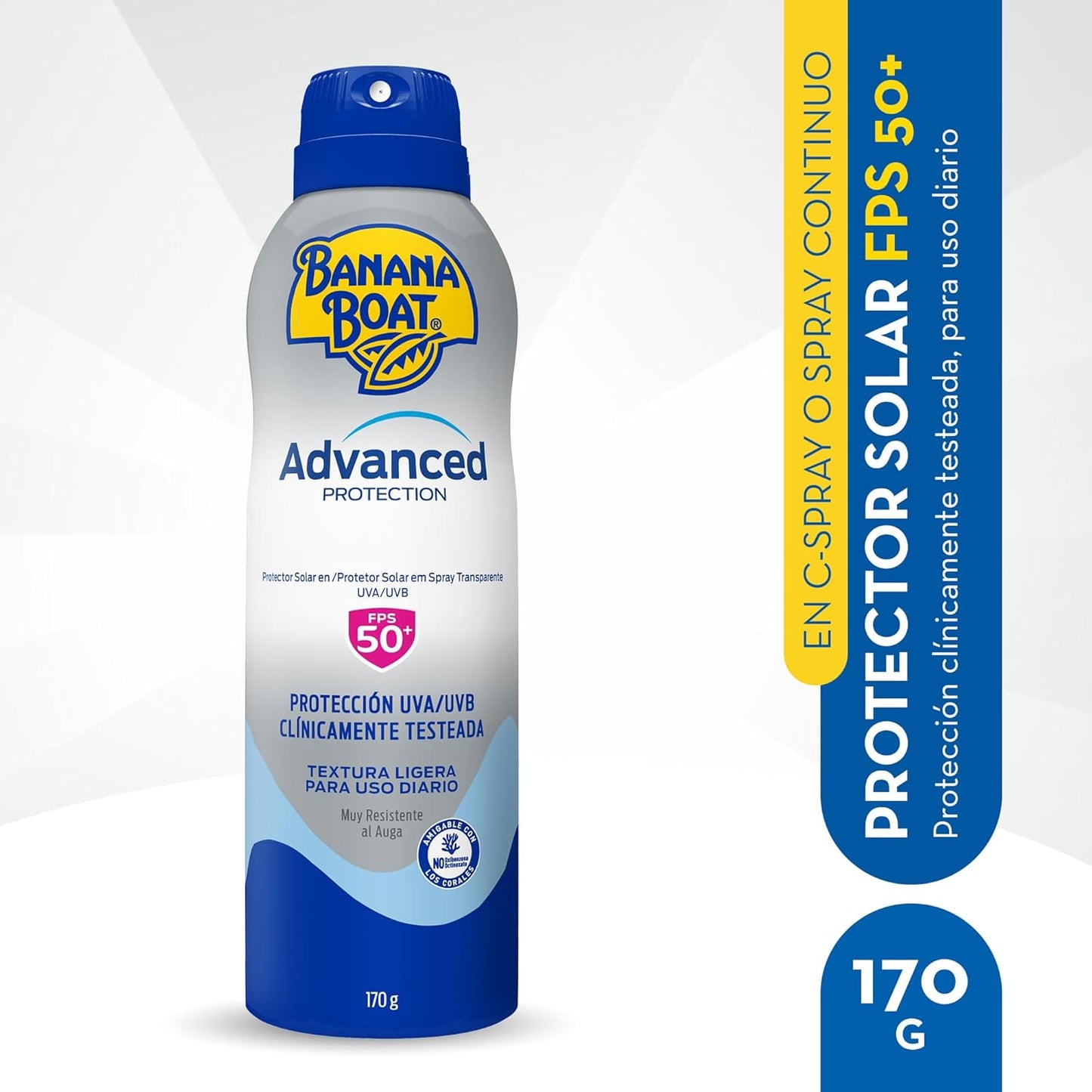 Banana Boat Advanced Protection FPS 50+ Protector Solar en Spray 170 g