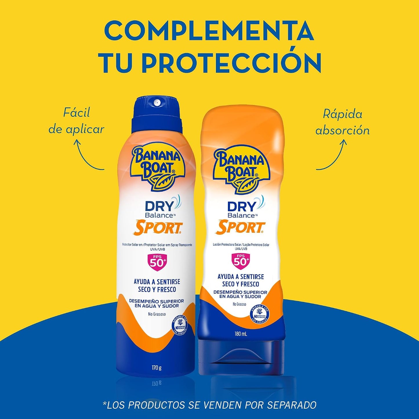 Banana Boat Dry Balance Sport FPS 50+ Protector Solar en Spray 170 g