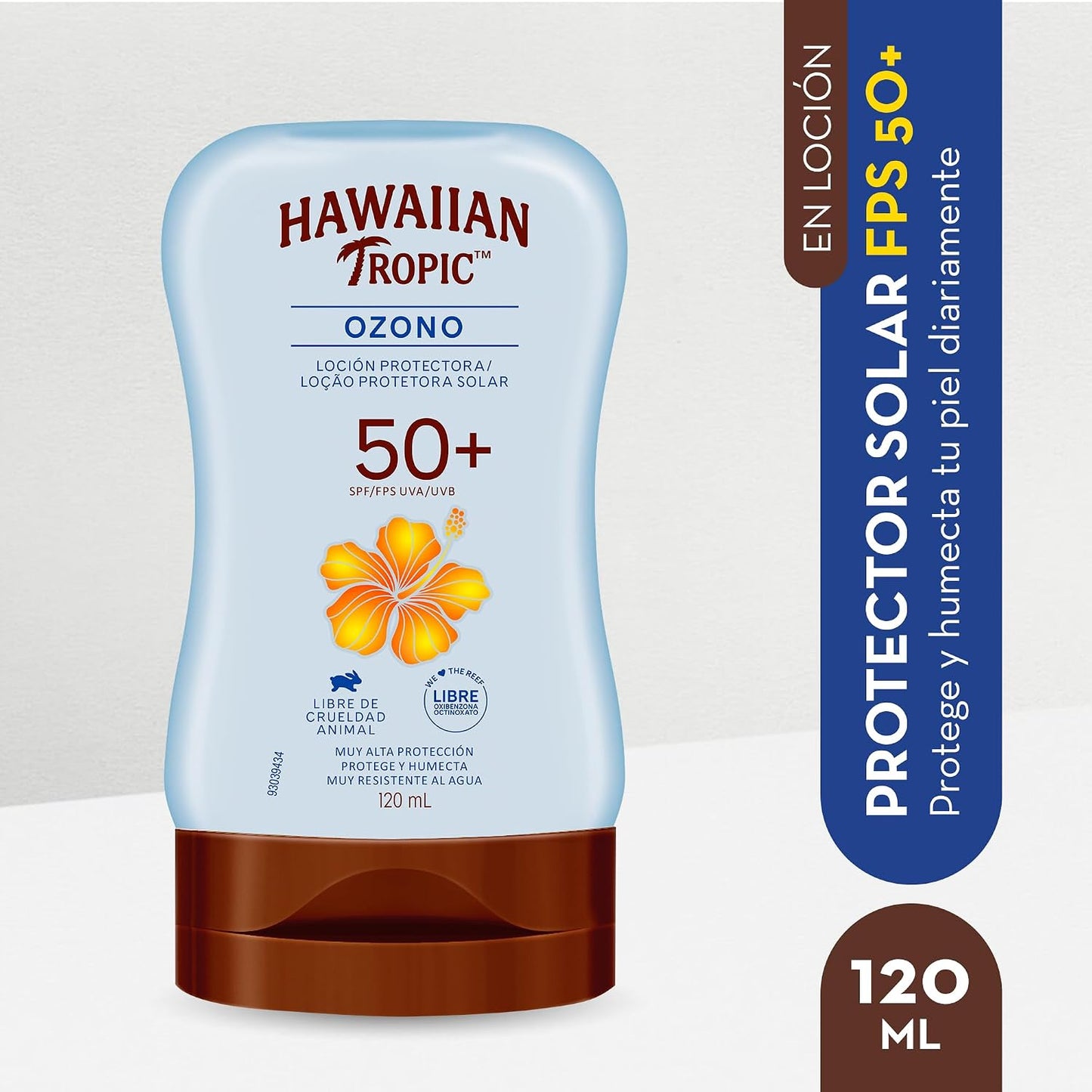 Hawaiian Tropic Ozono FPS 50+ Loción Protectora Solar 120 mL