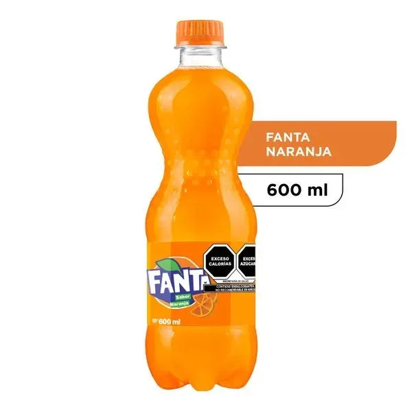Refresco Fanta Sabor Naranja 600 ml