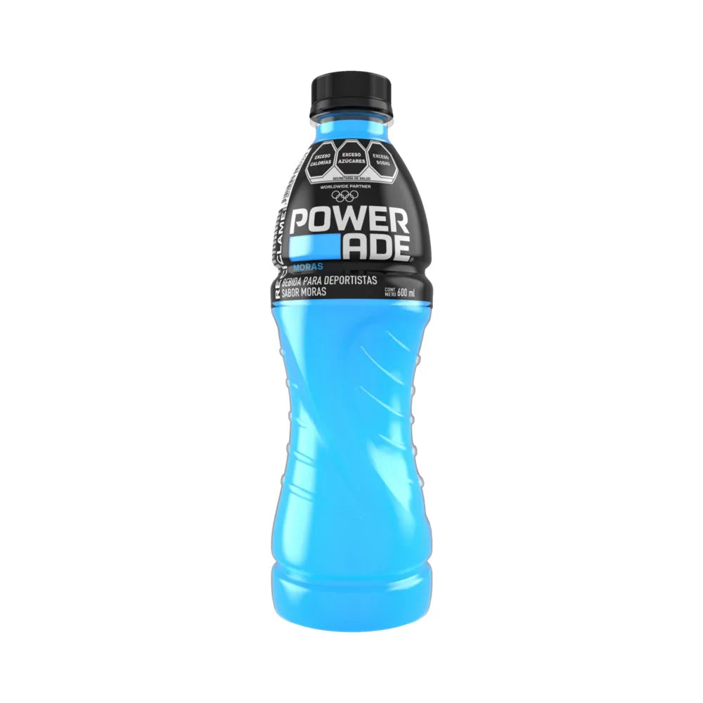 Bebida Hidratante Powerade Sabor Moras 600 ml