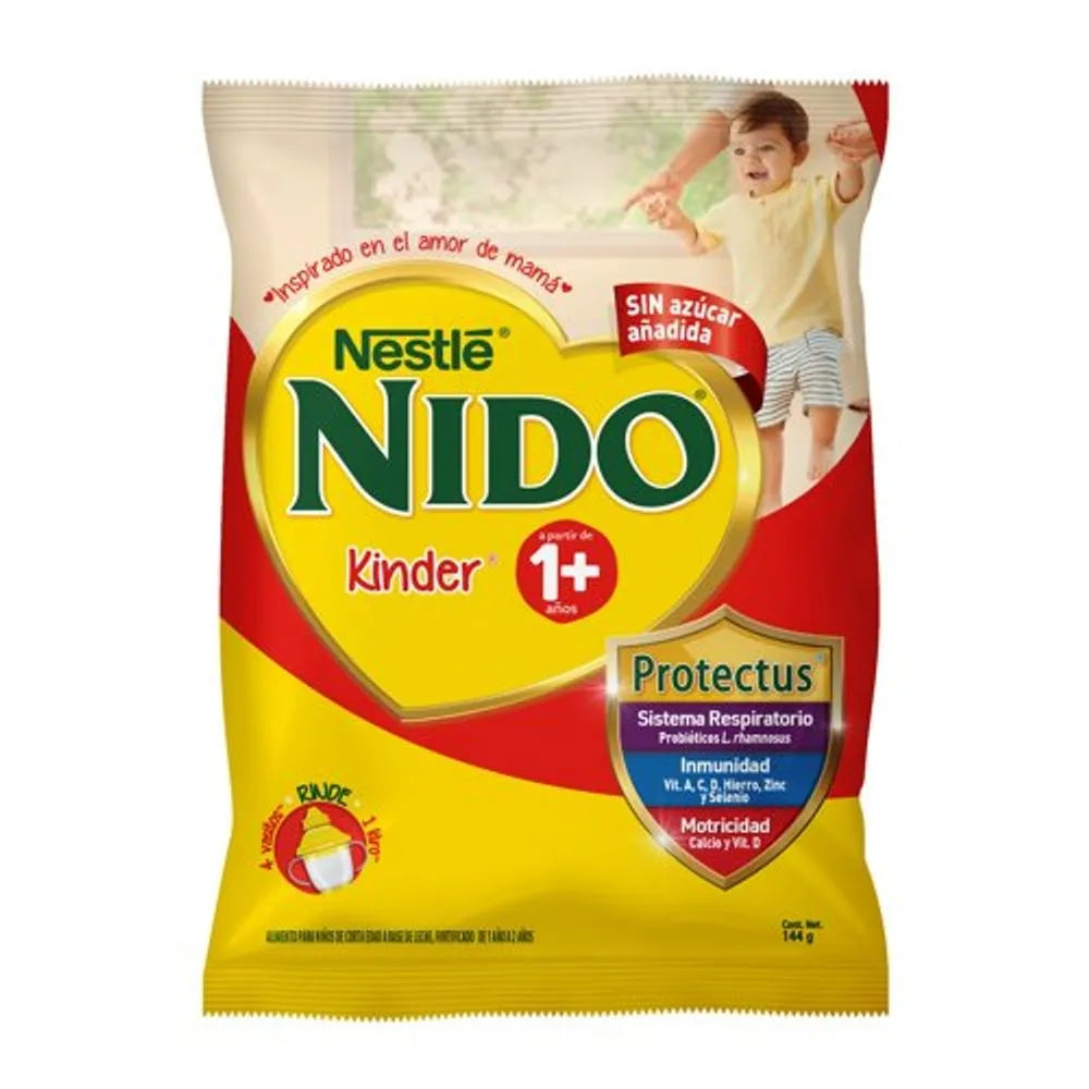 Leche en Polvo Nido Kinder 1+ Bolsa 144 g | Nestlé®