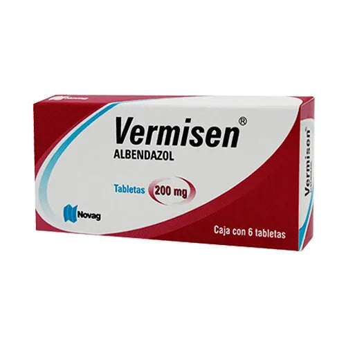 Vermisen, Albendazol 200 mg 6 Tabletas