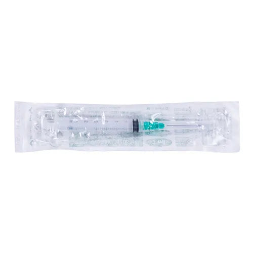 Jeringa Desechable Verde 3 mL (21 G X 32 mm) | DL®