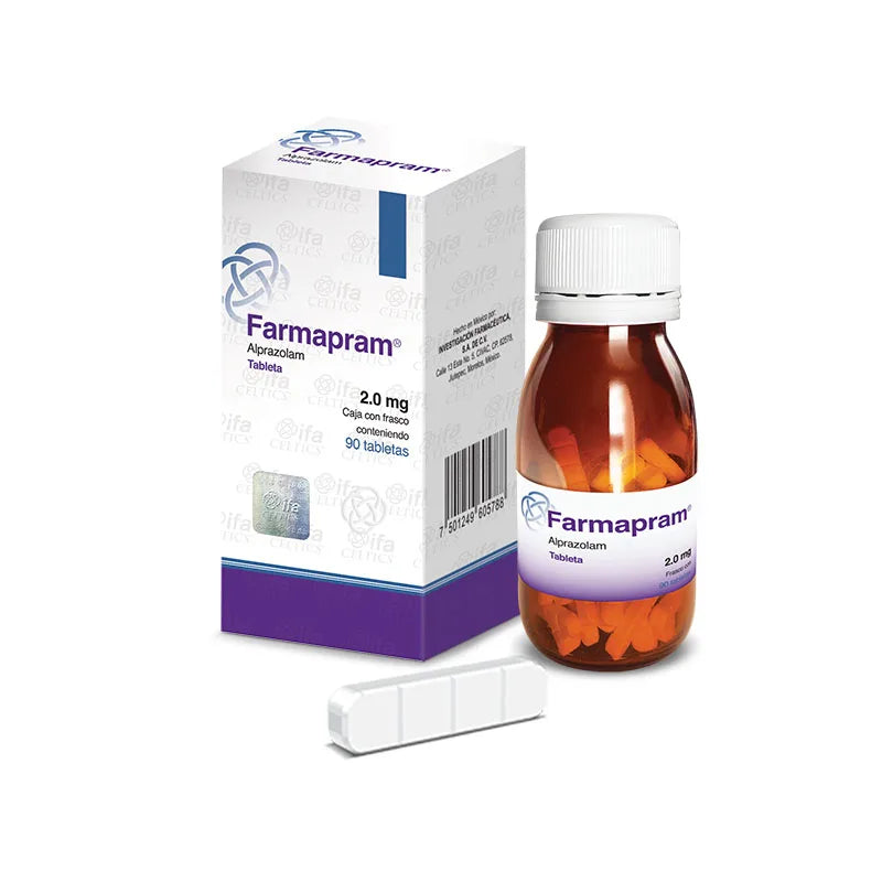 Farmapram®, Alprazolam 2.0 mg 90 Tabletas | IFA Celtics®