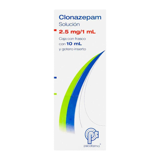 Clonazepam 2.5 mg/ml 10 ml Solución | Psicofarma®